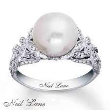 The History Of Wedding Rings Dating Back 5 000 Years Pearl Wedding Ring Cultured Pearl Ring Pearl Engagement Ring