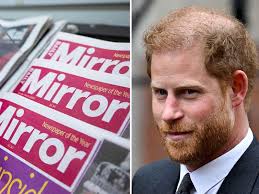 Why is Prince Harry claiming damages against Mirror Group Newspapers?