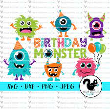 Free Free Birthday Monster Svg 196 SVG PNG EPS DXF File