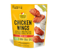 This is part of our comprehensive database of 40,000 foods including foods from hundreds of popular restaurants and thousands of brands. Hot Spicy Chicken Wings 22 Oz Products Foster Farms
