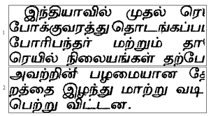 These combine to form 216 compound characters. Various Strips In Printed Tamil Script Download Scientific Diagram
