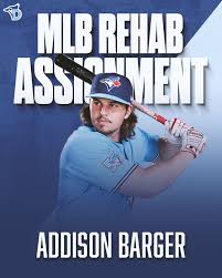 Addison Barger hit another home run during his final Single-A rehab game last night: 376 feet (98.1 mph EV) Barger started in right field for Dunedin again before moving to third base