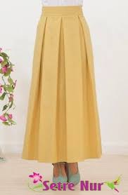 Tesettur Pileli Etek Modelleri Sari Fashion Skirt Fashion Beautiful Skirts