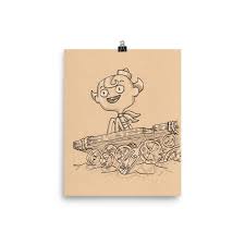 I like how flapjack is best friends with an old, dirty. Marvelous Misadventures Of Flapjack Art Print Megan Yiu Illustration