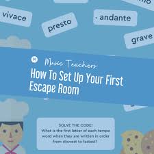 She has appeared as an expert o. Music Teachers How To Set Up Your First Escape Room Midnight Music