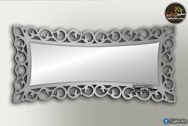 مرايات حائط مودرن كبيرة سفير ارت للديكور Mirror Wall Decor Mirror Wall Mirror Shop