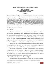 For more information and source, see on this link : Proses Kejadian Manusia Menurut Al Qura