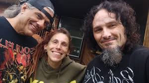 Michael Freeman , myself and Jet Gill hanging for the first time together  in the same room. Cutting up, talking music,bands, and the changes the  future may have for us. I love