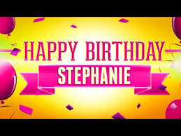 Happy Birthday Wishes Song With Name And Photo Happy Birthday Singer Stephanie Youtube Happy Birthday Sarah Happy Birthday Michelle Happy Birthday Nicole