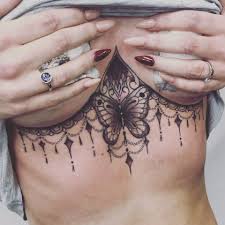Sternum Tattoo Butterfly Chandelier Chandelier Tattoo Chest Tattoos For Women Sternum Tattoo