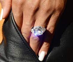 Ciara Reveals 16 Carat Engagement Ring In Vegas With Russell Wilson Photos Ciara Engagement Ring Celebrity Engagement Rings Fabulous Rings