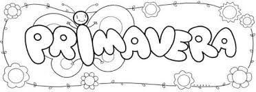 Dibujos De Primavera Para Colorear