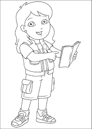 Coloring is a fun way to develop your creativity, your concentration and motor skills while forgetting daily stress. Go Diego Go Coloring Pages