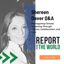 🌍 In this conversation, we speak with director Shereen Daver about the  philosophy behind @_climatexc_ and why culture-centered news narratives are  not just timely but essential. Read the full Q&A in the