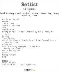 Axiata arena, bukit jalil, kl. Highlights From Ed Sheeran S Divide World Tour In Asia Setlist Fm