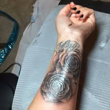 Table of contents roses on arm tattoos lower back rose tattoos Rose Tattoos On Demi Lovato S Left Inner Forearm