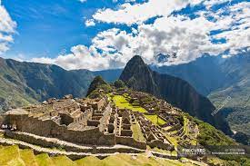 Peru is synonymous with mountains. South America Peru Andes Mountains Landscape With Machu Picchu View Sunlight Touristic Stock Photo 173078886