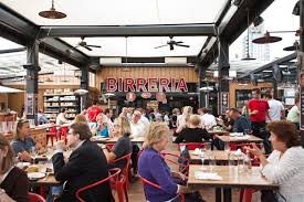 12 Nyc Rooftops That Take Drinking And Dining To New Heights Birreria Beer Garden Best Beer Rooftop Bars Nyc