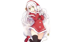 Girl Green Eyes Long Hair Original Anime Santa Hat White Hair Wallpaper Resolution 6000x3541 Id 1075420 Wallha Com Please wait while your url is generating. wallha com