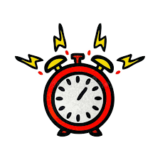 Bell ring, morning alarm signal. A Creative Retro Grunge Texture Cartoon Ringing Alarm Clock Stock Vector Illustration Of Clock Ringing 151137425