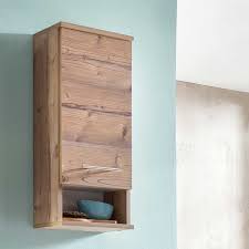 130x40x30(h/b/t), griffe chrom, 1 tür, 2 schubkasten softeinzug, neuwertig, np: Bad Hangeschrank Boucan Im Dekor Fichte Grau 30 Cm Breit