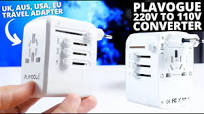 PLAVOGUE 220V to 110V Voltage Converter and Travel Adapter REVIEW