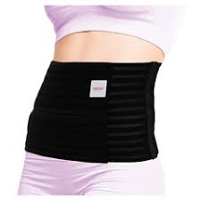 gabrialla breathable abdominal support binder ab 309 w black medium