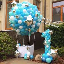 1st Birthday Decoration Ideas For Boy At Home Primer Anito Baby Birthday Party Theme Baby Shower Balloons Bday Party Baby