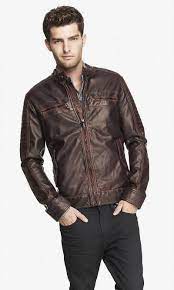 Minus The Leather Racer Jacket From Express Sacos Blazers Cuero