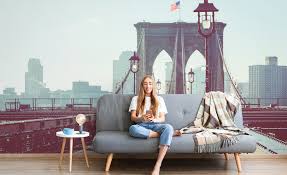 Fototapete auf papier new york city 184x127cm. Fototapeten New York Grosse Der Wand Myloview De