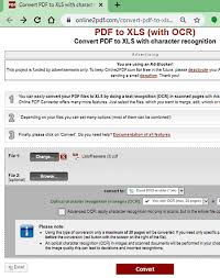 Formatting paper and pdf documents in editable formats. 11 Best Free Online Scanned Pdf To Excel Converter Websites