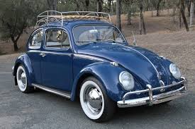 Image result for Dark Blue 1950 Beetle