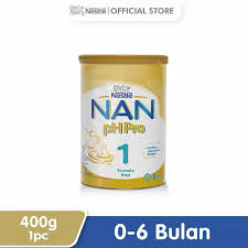 Kandungan protein, kalsium, dan zat besi yang terkenal bagus untuk tumbuh kembang. Nestle Nan Ph Pro 1 Susu Formula Bayi 0 6 Bulan 400 Gram Shopee Indonesia