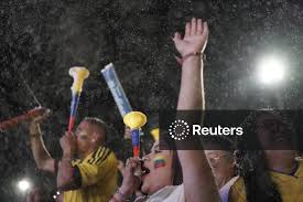 Licensable picture: FIFA World Cup 2026 - Round of 32 - Colombia v Ghana - Fans gather in Bogota