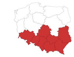 Apr 09, 2019 found a bug? Flag Map Of Poland In Polish Voivodeships Vexillology