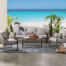 Virtual store shop with me. Better Homes Amp Gardens Belle Haven 4 Piece Conversation Outdoor Furniture Set Metal Walmart Com Walmart Com