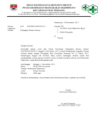 Berikut kumpulan contoh surat dinas resmi baik undangan, untuk pemerintah yang baik dan benar. Surat Undangan Senam Germas