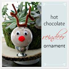 Diy Reindeer Hot Chocolate Christmas Ornament Reindeer Hot Chocolate Christmas Craft Projects Christmas Thoughts