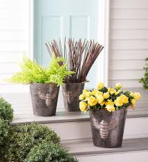 We did not find results for: Antiqued Metal Bucket Planter With Embossed Bee Design And Rope Handles Set Of 3 Wind And Weather