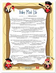 Pirate Baby Shower Mad Lib Game Instant Download Print Game Baby Shower Mad Libs Pirate Baby Pirate Baby Shower Ideas