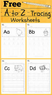Alphabet worksheets cover everything from a to z. Free Alphabet Tracing Worksheets Little Dots Education