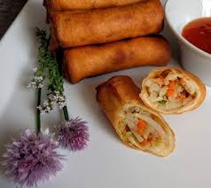 Vegetarische Fruhlingsrollen Vegetarische Fruhlingsrollen Lebensmittel Essen Vegetarisch