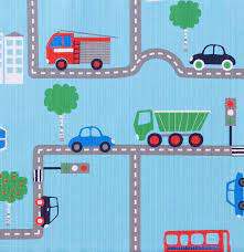 Maybe you would like to learn more about one of these? Kids Wallpaper Street Design Blue Colourful 93632 1