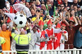 Fans in fancy dress take their seats in the stands pa images via getty images. England And Wales Cricket Board Ecb The Official Website Of The Ecb