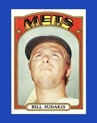 1972 TOPPS SET-BREAK #722 Bill Sudakis NR-MINT *GMCARDS* $1.09