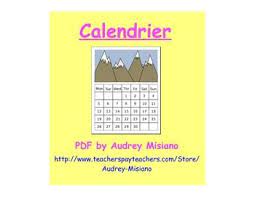 Le Calendrier French Calendar Vocabulary Game Vocabulary Games Vocabulary French Sentences