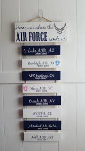 Home Is Where The Air Force Sends Us Patriotic Wall Decor Etsy Air Force Decor Air Force Gifts Air Force