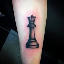 Small chess piece king queen illustrative tattoo design. 220 Chess Tattoos Designs 2020 Pieces Of King Queen Board