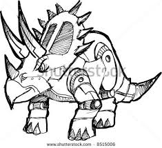 sketchy robot shark vector illustration by misterelements via shutterstock dinosaur coloring pages robot dinosaur dinosaur pictures
