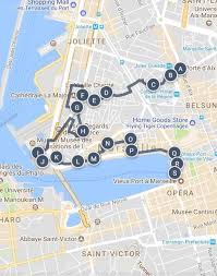 Marseille France Old Town And Old Port Walk Sightseeing Guide Map And Other Ways To Discover The French City On Foot France Travel France Map Marseille